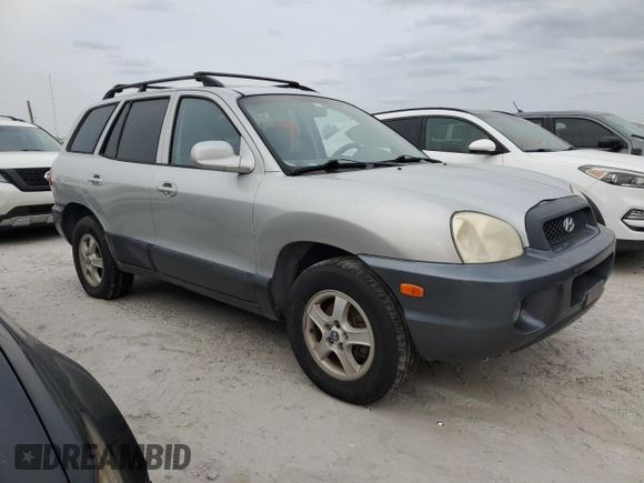 2004 Hyundai Santa Fe GLS with VIN KM8SC13E44U579534, listed as a Copart auction lot 76454374 with 0 mi miles and Clean Title. Bid and sale history available at carsss.com. Image 4.