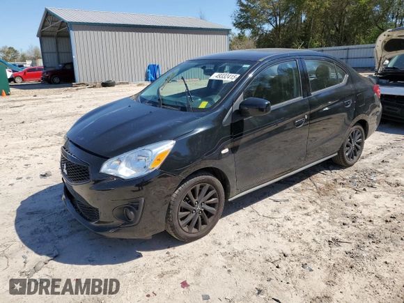 2020 Mitsubishi Mirage G4 SE with VIN ML32F4FJ0LHF07393, listed as a Copart auction lot 49332415 with 0 mi miles and Non Repairable. Bid and sale history available at carsss.com. Image 1.