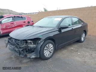 2019 Volkswagen Jetta S with VIN 3VWCB7BU9KM183136, listed as a IAAI auction lot 41777684 with 101,448 mi miles. Bid and sale history available at carsss.com. Image 2.