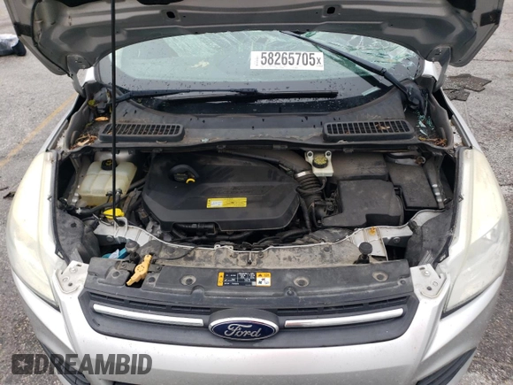 2013 Ford Escape SE with VIN 1FMCU0GX7DUB00465, listed as a Copart auction lot 58265705 with 227,613 mi miles and Salvage title. Bid and sale history available at DreamBid. Image 12.