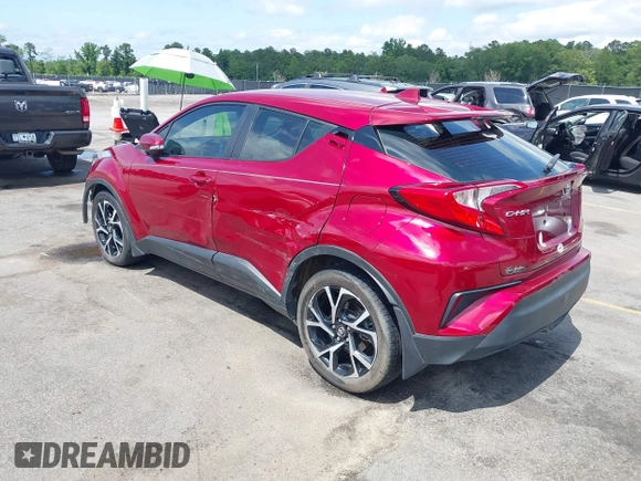 2018 Toyota C-HR XLE with VIN NMTKHMBX5JR013469, listed as a IAAI auction lot 42356609 with 32,051 mi miles and . Bid and sale history available at DreamBid. Image 3.