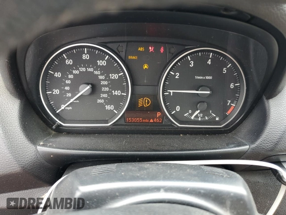 2008 BMW 1 Series 128i with VIN WBAUN13558VH80138, listed as a Copart auction lot 72604234 with 153,055 mi miles and Salvage Title. Bid and sale history available at carsss.com. Image 9.