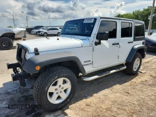 2016 Jeep Wrangler Unlimited Sport with VIN 1C4BJWDG1GL126649, listed as a Copart auction lot 62569265 with 122,316 mi miles and Salvage title. Bid and sale history available at DreamBid. Image 1.