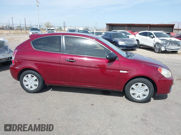 2007 Hyundai Accent GS with VIN KMHCM36C57U042263, listed as a IAAI auction lot 41688785 with 65,176 mi miles. Bid and sale history available at carsss.com. Image 13.