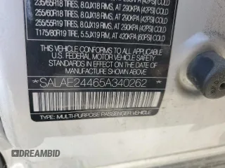 2005 Land Rover LR3 z VIN SALAE24465A340262, wystawiony jako Copart lot #57002345 z przebiegiem 112 330 mil mil oraz Tytuł czysty. Historia ofert i sprzedaży dostępna na DreamBid. Obrazek 13.