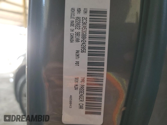 2008 Chrysler 300 Touring with VIN 2C3KA53G88H242056, listed as a Copart auction lot 75480184 with 115,680 mi miles and Salvage Title. Bid and sale history available at carsss.com. Image 14.