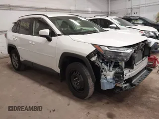 2023 Toyota RAV4 Hybrid XLE with VIN JTMRWRFV1PD180055, listed as a IAAI auction lot 41748593 with 40,487 mi miles. Bid and sale history available at carsss.com. Image 1.