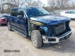 2019 Ford F-150 XL with VIN 1FTEW1E5XKKF31308, listed as a IAAI auction lot 41861518 with 80,052 mi miles. Bid and sale history available at carsss.com. Image 1.