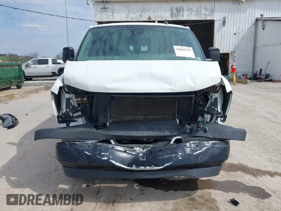 2019 Chevrolet Express Cargo with VIN 1GCWGAFP6K1369099, listed as a IAAI auction lot 42069329 with 74,624 mi miles. Bid and sale history available at carsss.com. Image 6.