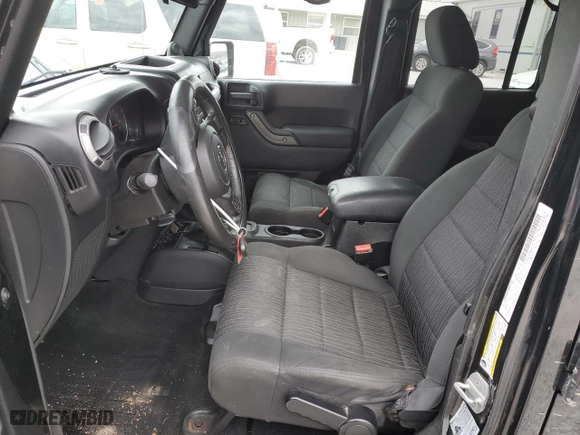 2012 Jeep Wrangler Unlimited Sport with VIN 1C4BJWDG1CL171567, listed as a Copart auction lot 87617405 with 135,802 mi miles and Salvage Title. Bid and sale history available at carsss.com. Image 7.