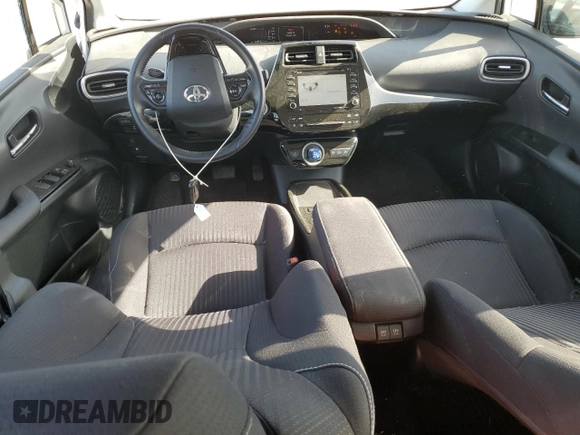 2021 Toyota Prius LE with VIN JTDKAMFP2M3173895, listed as a Copart auction lot 54384825 with 72,915 mi miles and Salvage Title. Bid and sale history available at DreamBid. Image 8.
