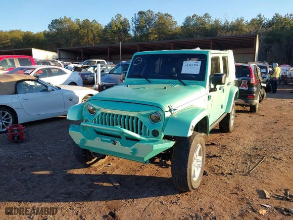 2010 Jeep Wrangler Unlimited Sport with VIN 1J4BA3H15AL166397, listed as a IAAI auction lot 41391376 with 87,091 mi miles. Bid and sale history available at carsss.com. Image 6.