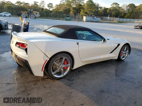 2014 Chevrolet Corvette 3LT with VIN 1G1YF3D78E5117872, listed as a Copart auction lot 83312754 with 77,507 mi miles and Non Repairable. Bid and sale history available at carsss.com. Image 3.