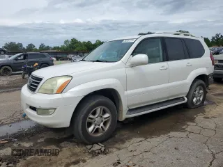 2005 Lexus GX 470 z VIN JTJBT20X550076052, wystawiony jako Copart lot #55257275 z przebiegiem 300 048 mil mil oraz Szkody całkowita. Historia ofert i sprzedaży dostępna na DreamBid. Obrazek 1.