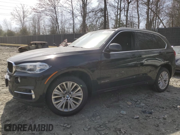 2016 BMW X5 xDrive40e z VIN 5UXKT0C59G0S77407, wystawiony jako Copart lot #50094255 z przebiegiem 93 264 mil mil oraz Szkoda całkowita • Salvage title. Historia ofert i sprzedaży dostępna na DreamBid. Obrazek 1.