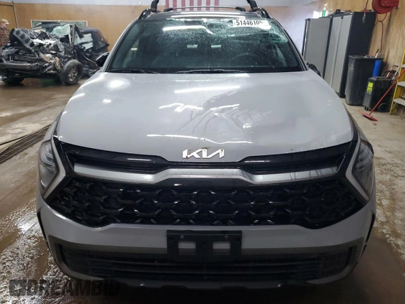 2024 Kia Sportage X-Line with VIN 5XYK6CDF4RG219185, listed as a Copart auction lot 51446105 with 4,109 mi miles and Salvage Title. Bid and sale history available at carsss.com. Image 5.