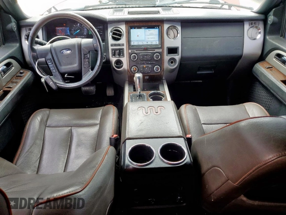 2016 Ford Expedition XLT with VIN 1FMJU1HTXGEF05758, listed as a Copart auction lot 60071505 with 164,574 mi miles and Salvage title. Bid and sale history available at DreamBid. Image 8.