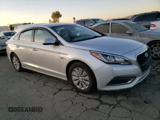 2016 Hyundai Sonata Hybrid SE with VIN KMHE24L19GA036636, listed as a Copart auction lot 37606843 with 0 mi miles. Bid and sale history available at carsss.com. Image 4.