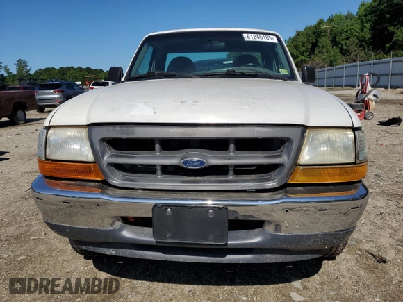 1998 Ford Ranger XL with VIN 1FTYR10C9WPB49614, listed as a Copart auction lot 61246185 with 263,869 mi miles and Salvage title. Bid and sale history available at DreamBid. Image 5.
