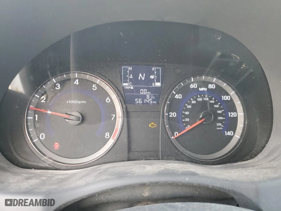 2016 Hyundai Accent SE with VIN KMHCT4AE7GU971078, listed as a Copart auction lot 50918275 with 56,145 mi miles and Clean Title. Bid and sale history available at carsss.com. Image 9.