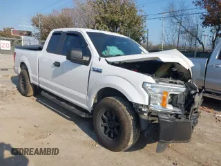 2020 Ford F-150 XL with VIN 1FTEX1C57LKD51947, listed as a IAAI auction lot 41500161 with 91,018 mi miles and . Bid and sale history available at DreamBid. Image 1.