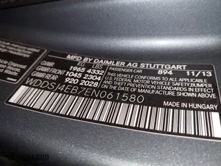2014 Mercedes-Benz CLA-Class CLA 250 with VIN WDDSJ4EB7EN061580, listed as a IAAI auction lot 41561120 with 113,935 mi miles. Bid and sale history available at carsss.com. Image 9.