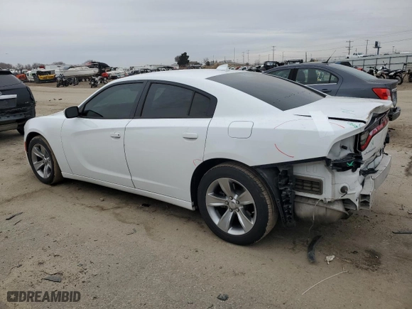 2017 Dodge Charger SXT with VIN 2C3CDXHG0HH574945, listed as a Copart auction lot 87864055 with 116,511 mi miles and Salvage Title. Bid and sale history available at carsss.com. Image 2.
