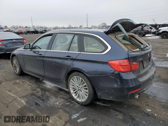 2014 BMW 3 Series 328d xDrive with VIN WBA3K5C52EK300109, listed as a Copart auction lot 45592635 with 103,538 mi miles and Salvage title. Bid and sale history available at DreamBid. Image 2.