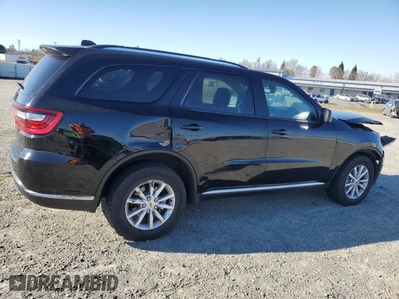 2022 Dodge Durango SXT with VIN 1C4RDJAG4NC228408, listed as a Copart auction lot 42177195 with 75,356 mi miles and Salvage Title. Bid and sale history available at DreamBid. Image 3.