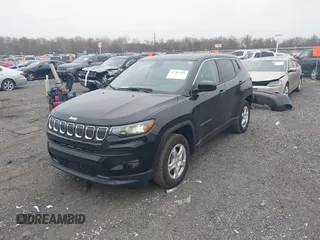 2022 Jeep Compass Sport with VIN 3C4NJCAB9NT213978, listed as a IAAI auction lot 41787199 with 29,142 mi miles and . Bid and sale history available at carsss.com. Image 18.