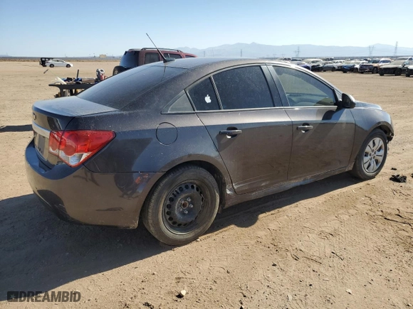 2014 Chevrolet Cruze LS with VIN 1G1PB5SG8E7472986, listed as a Copart auction lot 64841594 with 142,048 mi miles and Salvage Title. Bid and sale history available at carsss.com. Image 3.