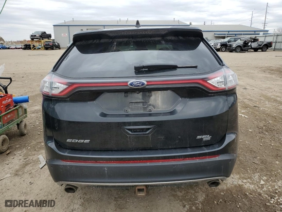 2015 Ford Edge SEL with VIN 2FMTK4J89FBB97532, listed as a Copart auction lot 49768405 with 166,143 mi miles and Clean Title. Bid and sale history available at carsss.com. Image 6.