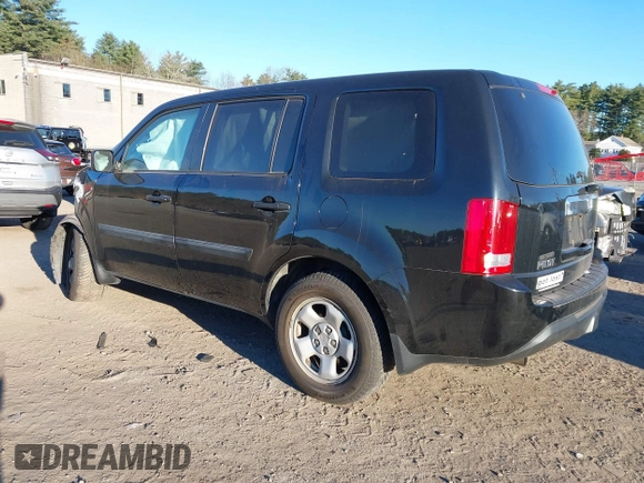 2015 Honda Pilot LX with VIN 5FNYF4H23FB044468, listed as a IAAI auction lot 40851104 with 144,858 mi miles. Bid and sale history available at carsss.com. Image 3.