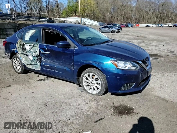2018 Nissan Sentra SV with VIN 3N1AB7AP0JL663420, listed as a Copart auction lot 53257305 with 80,599 mi miles and Salvage Title. Bid and sale history available at DreamBid. Image 10.