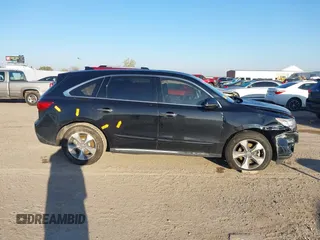 2014 Acura MDX with VIN 5FRYD3H24EB008446, listed as a IAAI auction lot 41214535 with 99,367 mi miles. Bid and sale history available at carsss.com. Image 13.