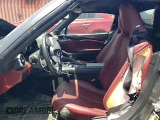 2020 Mazda MX-5 Miata RF Grand Touring with VIN JM1NDAM71L0411211, listed as a Copart auction lot 58496834 with 0 mi miles and Salvage Title. Bid and sale history available at carsss.com. Image 7.