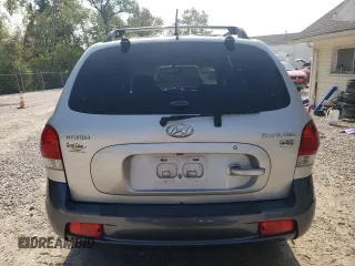 2006 Hyundai Santa Fe GLS with VIN KM8SC13E86U101698, listed as a Copart auction lot 71602044 with 72,416 mi miles and Salvage Title. Bid and sale history available at carsss.com. Image 6.