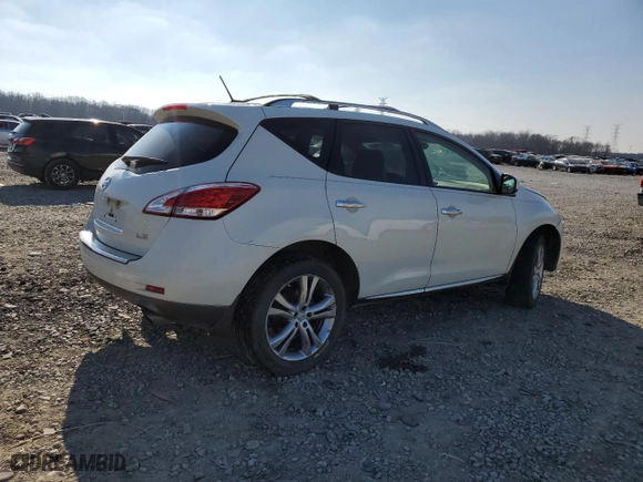 2011 Nissan Murano LE with VIN JN8AZ1MU9BW067326, listed as a Copart auction lot 37021104 with 159,597 mi miles and Salvage Title. Bid and sale history available at carsss.com. Image 3.