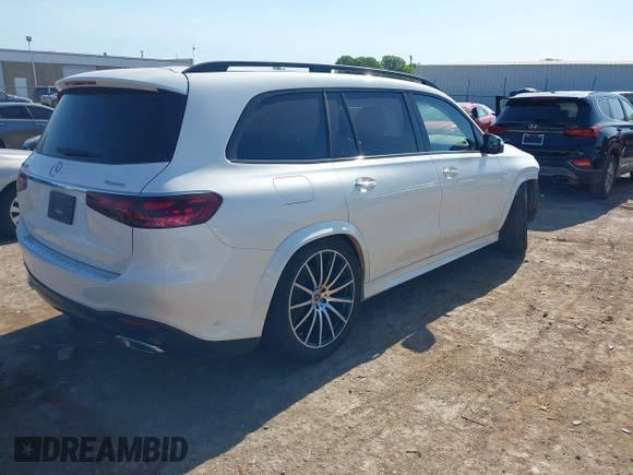 2024 Mercedes-Benz GLS 450 z VIN 4JGFF5KE7RB112158, wystawiony jako IAAI lot #42230959 z przebiegiem 52 515 mil mil oraz . Historia ofert i sprzedaży dostępna na DreamBid. Obrazek 4.