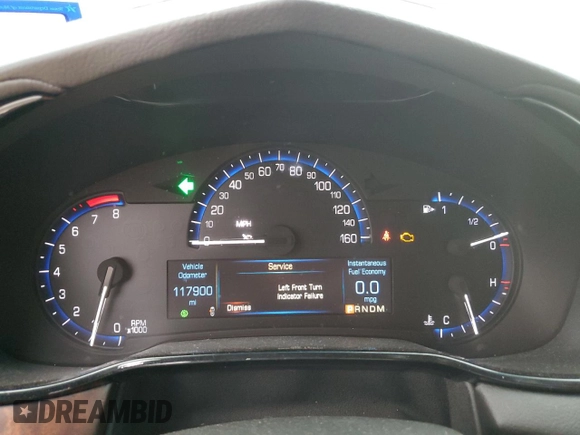 2015 Cadillac CTS with VIN 1G6AP5SXXF0118124, listed as a Copart auction lot 53747665 with 117,800 mi miles and Salvage Title. Bid and sale history available at DreamBid. Image 9.