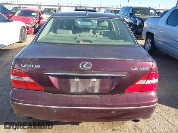 2005 Lexus LS 430 z VIN JTHBN36F150176584, wystawiony jako IAAI lot #41753907 z przebiegiem 219 602 mil mil oraz . Historia ofert i sprzedaży dostępna na DreamBid. Obrazek 15.