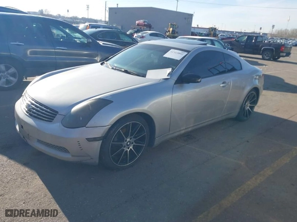 2003 Infiniti G35 Coupe w/Leather with VIN JNKCV54E13M216761, listed as a IAAI auction lot 41313892 with NaN miles. Bid and sale history available at carsss.com. Image 2.