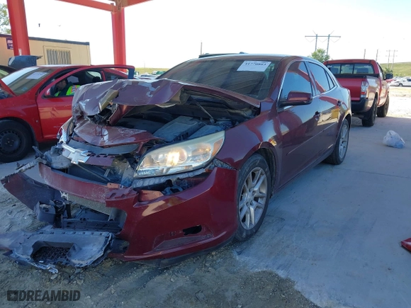 2015 Chevrolet Malibu LT with VIN 1G11C5SL0FF258582, listed as a IAAI auction lot 41770803 with 195,628 mi miles. Bid and sale history available at carsss.com. Image 2.