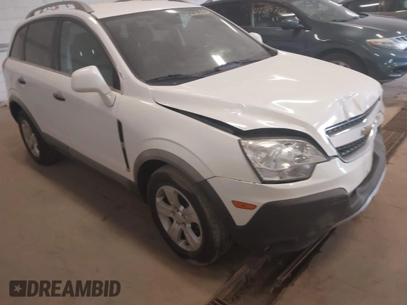 2014 Chevrolet Captiva Sport LS with VIN 3GNAL2EK9ES648395, listed as a IAAI auction lot 42261664 with 128,360 mi miles and . Bid and sale history available at DreamBid. Image 1.