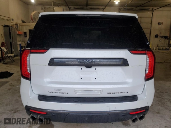 2023 GMC Yukon Denali Ultimate with VIN 1GKS2EKL0PR335633, listed as a Copart auction lot 43047945 with 0 mi miles and Salvage Title. Bid and sale history available at carsss.com. Image 6.
