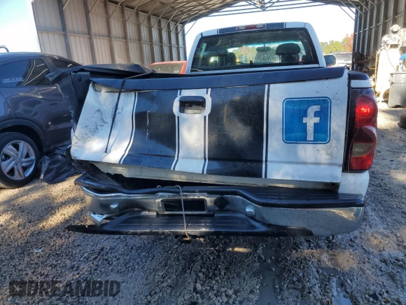2004 Chevrolet Silverado 1500 Work Truck with VIN 1GCEC19V14E167476, listed as a Copart auction lot 84179414 with 0 mi miles and Salvage Title. Bid and sale history available at carsss.com. Image 6.