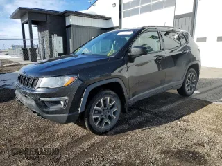 2020 Jeep Compass Sport with VIN 3C4NJDABXLT101046, listed as a Copart auction lot 46735745 with 109,059 mi miles and Salvage Title. Bid and sale history available at carsss.com. Image 1.