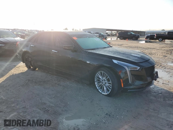 2020 Cadillac CT6 Premium Luxury with VIN 1G6KE5RS1LU111099, listed as a Copart auction lot 85772394 with 62,182 mi miles and Salvage title. Bid and sale history available at DreamBid. Image 4.