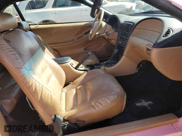 1998 Ford Mustang GT with VIN 1FAFP45X7WF141615, listed as a Copart auction lot 42099895 with 169,069 mi miles and Salvage Title. Bid and sale history available at carsss.com. Image 7.