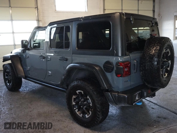 2024 Jeep Wrangler Rubicon с VIN 1C4RJXR62RW292085, выставлен на аукционе Copart как лот 56419895 с пробегом 16 097 миль миль и Чистый • Clean title. История ставок и продаж доступна на DreamBid. Изображение 4.